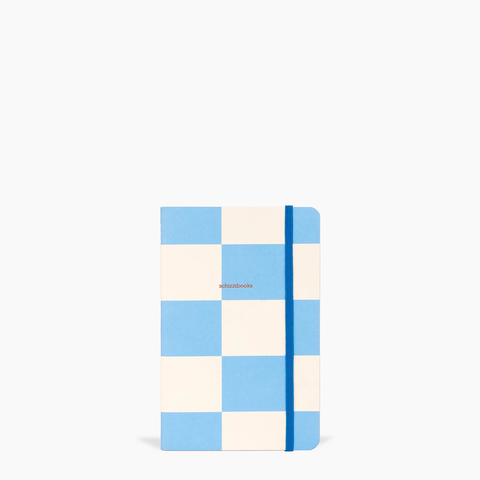Caderno pocket Chess blue sem pauta SchizziBooks - 9 x 13.5 cm
