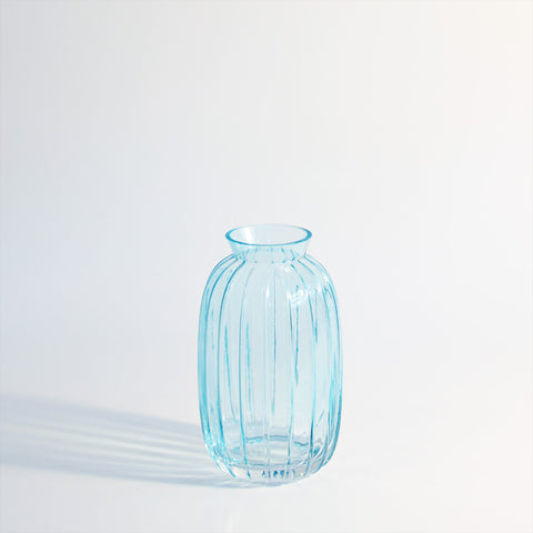 Minivaso de vidro Lis 2 - azul