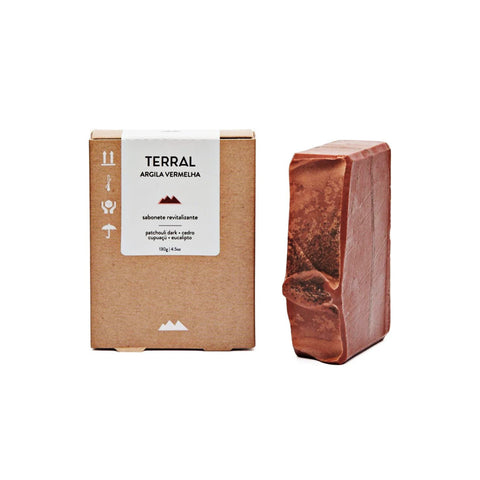 Sabonete natural Argila vermelha - Terral