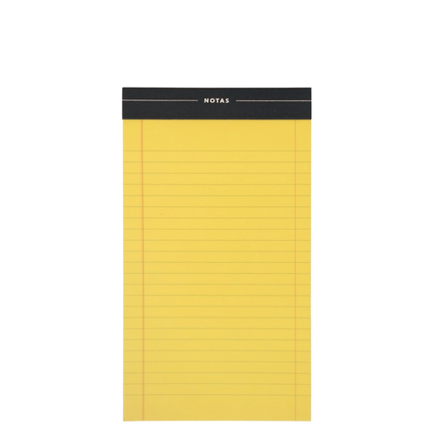 Bloco de notas amarelo SchizziBooks - 11.5 x 21 cm